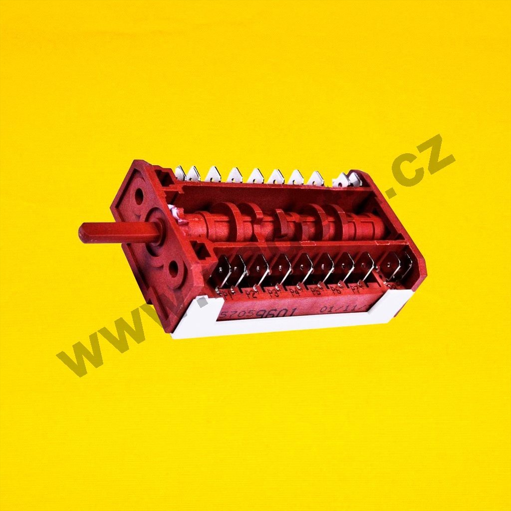 Přepínač 10 poloh, vestavná trouba Electrolux FQ92NEV 