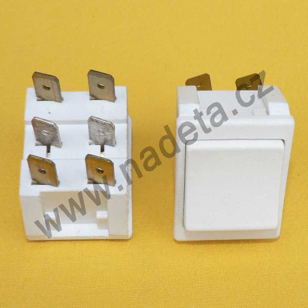 Přepínač doupólový s nulovou polohou vestavný 