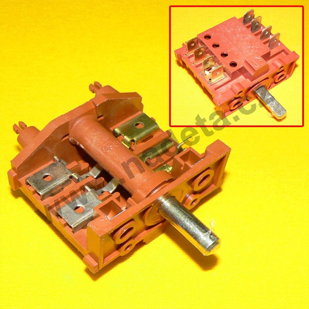 Přepínač trouby 4 polohy, sporák Gorenje EC444W, EV, EVP64, KV, PE74