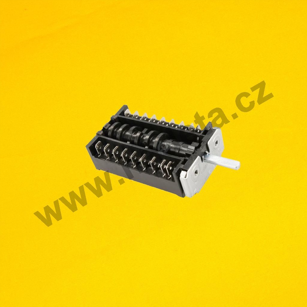 Přepínač trouby 9 poloh, 8+0, sporák Candy FPP609X