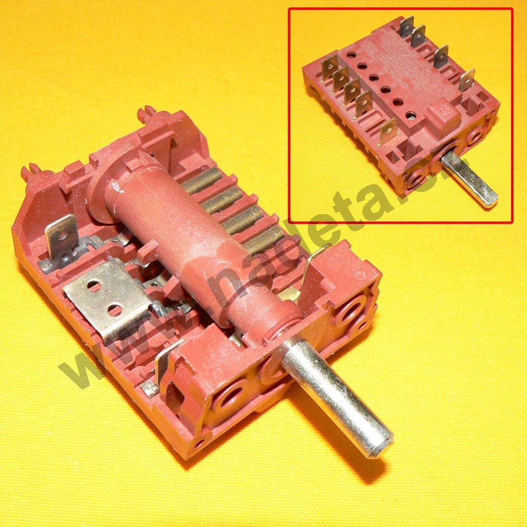 Přepínač trouby krátký 6CH/252 R099 
