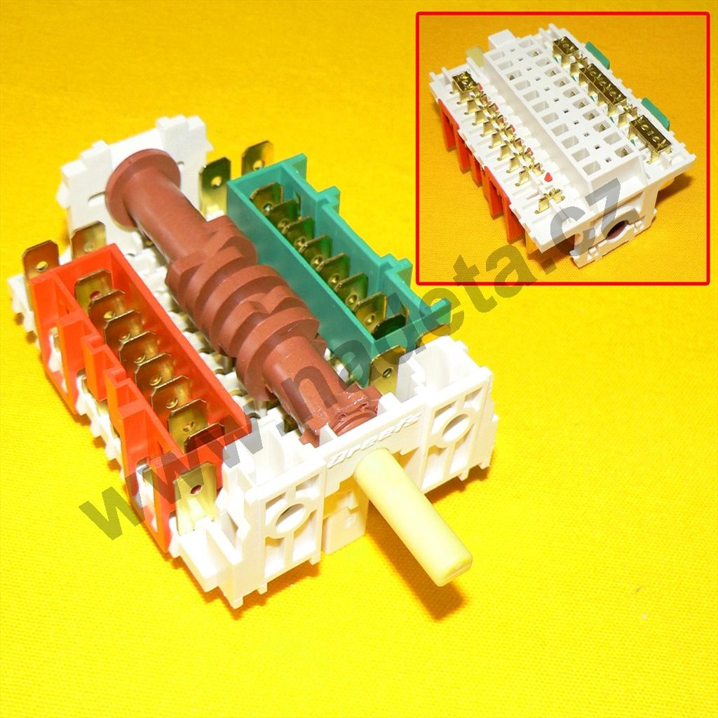 Přepínač trouby, sporák Gorenje E54V2, EC7765, 11HE-035