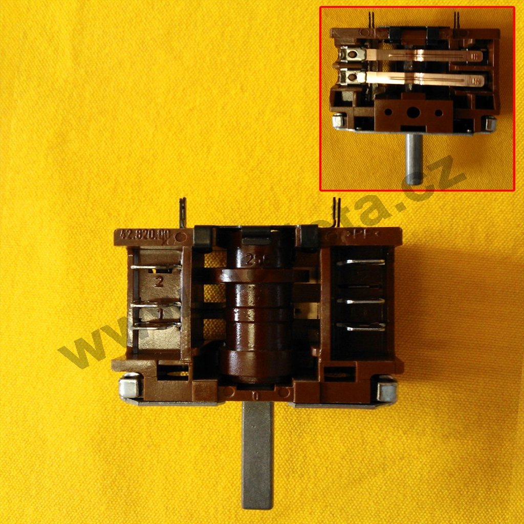 Přepínač trouby, sporák Zanussi A7948 ZC615CE