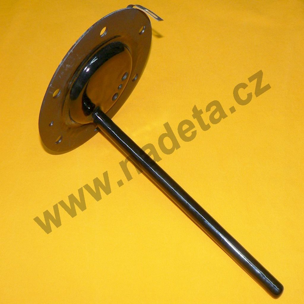 Příruba Tatramat C1, 6 děr, bez díry na anodu, 1 jímka, smaltovaná lisovaná, do bojleru