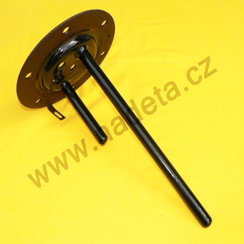 Příruba Tatramat C1, 6 děr, bez díry na anodu, 2 jímky, smaltovaná lisovaná, do bojleru