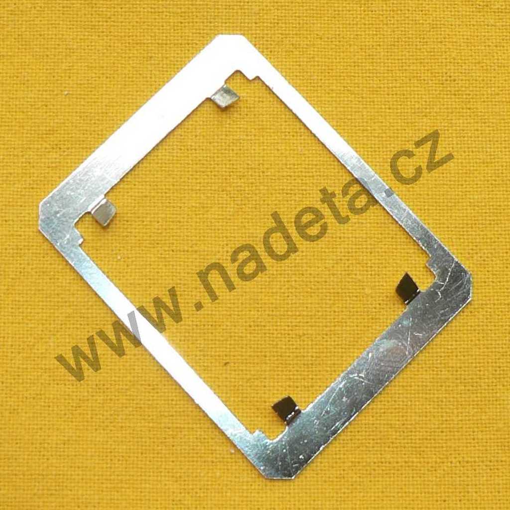 Rámeček upevňovací kovový dvojitý