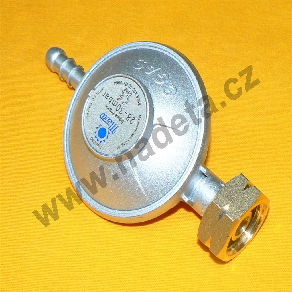 Regulátor nízkotlaký propan butan 30mBar na tlakovou láhev