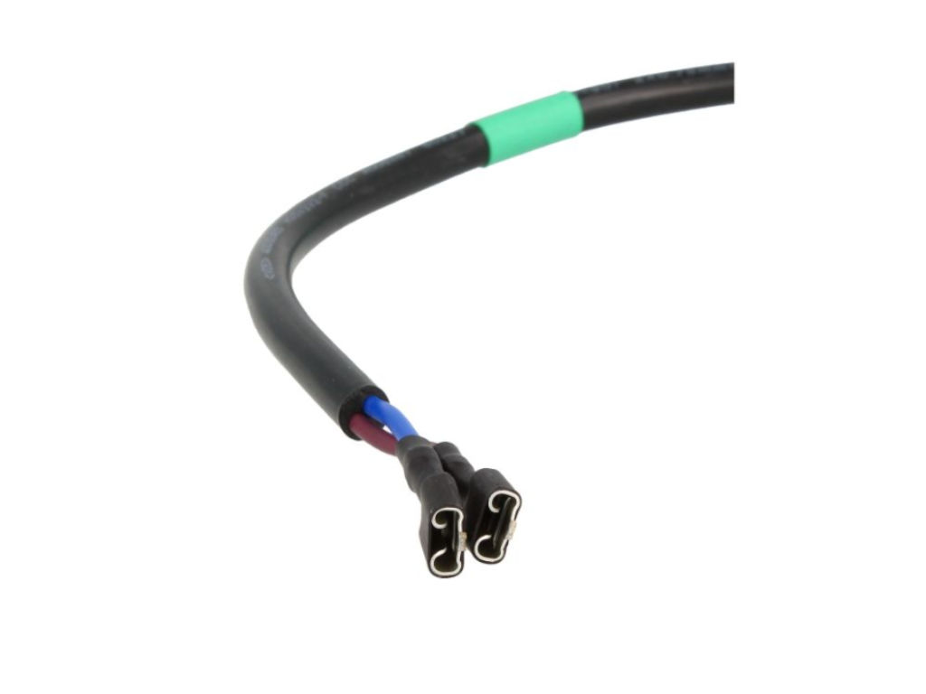 Rozběhový kondenzátor 4.0uF / 450V,  kabel + faston 6.3mm HK1091664 HISENSE / GORENJE, originál