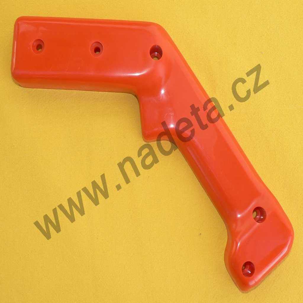 Rukojeť levá oranžová starší typ 