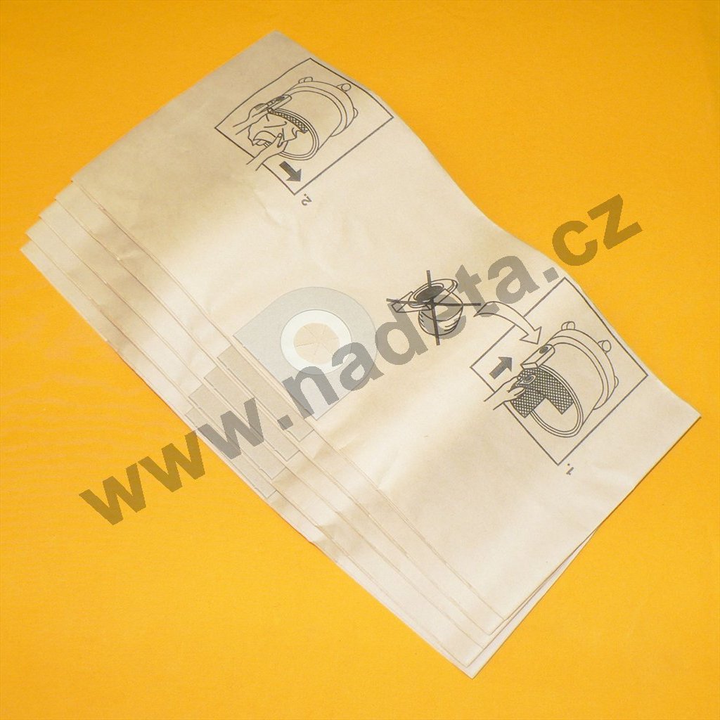 Sáčky do vysavače Arlett, VAX1800, 2000, 2301, 4100, 5110, vysavačové filtry papírové 5ks