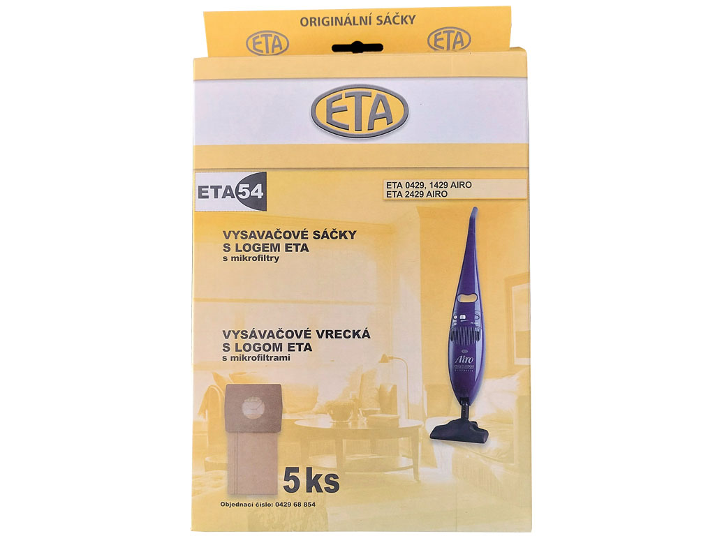 Sáčky do vysavače a filtry papírové, sada 970168000, ETA 0429 68854
