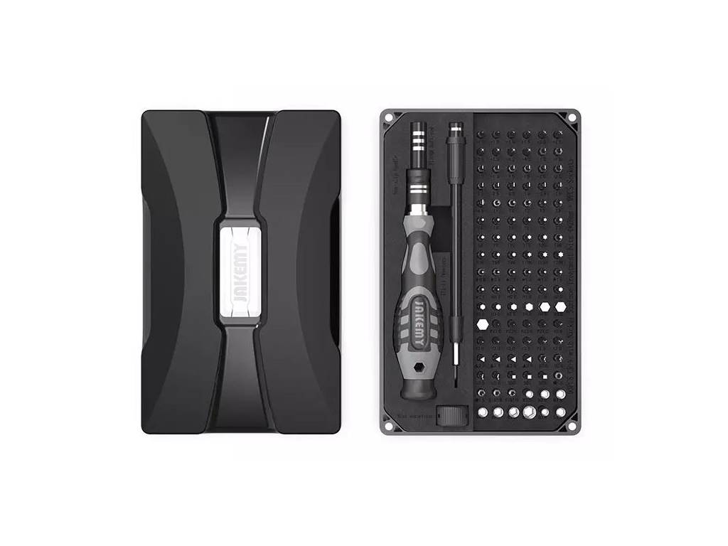 Sada nářadí Jakemy JM-8176, sada bitů, 102 x mikrobit 4mm, 1/6"