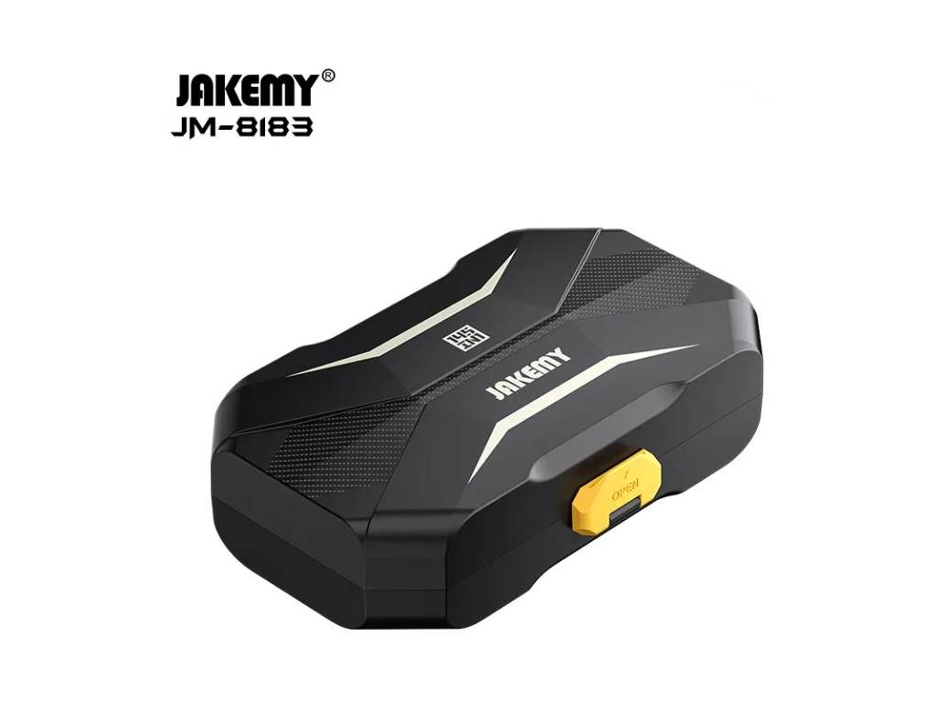 Sada nářadí Jakemy JM-8183, sada bitů, 128 x mikrobit 4mm, 1/6"