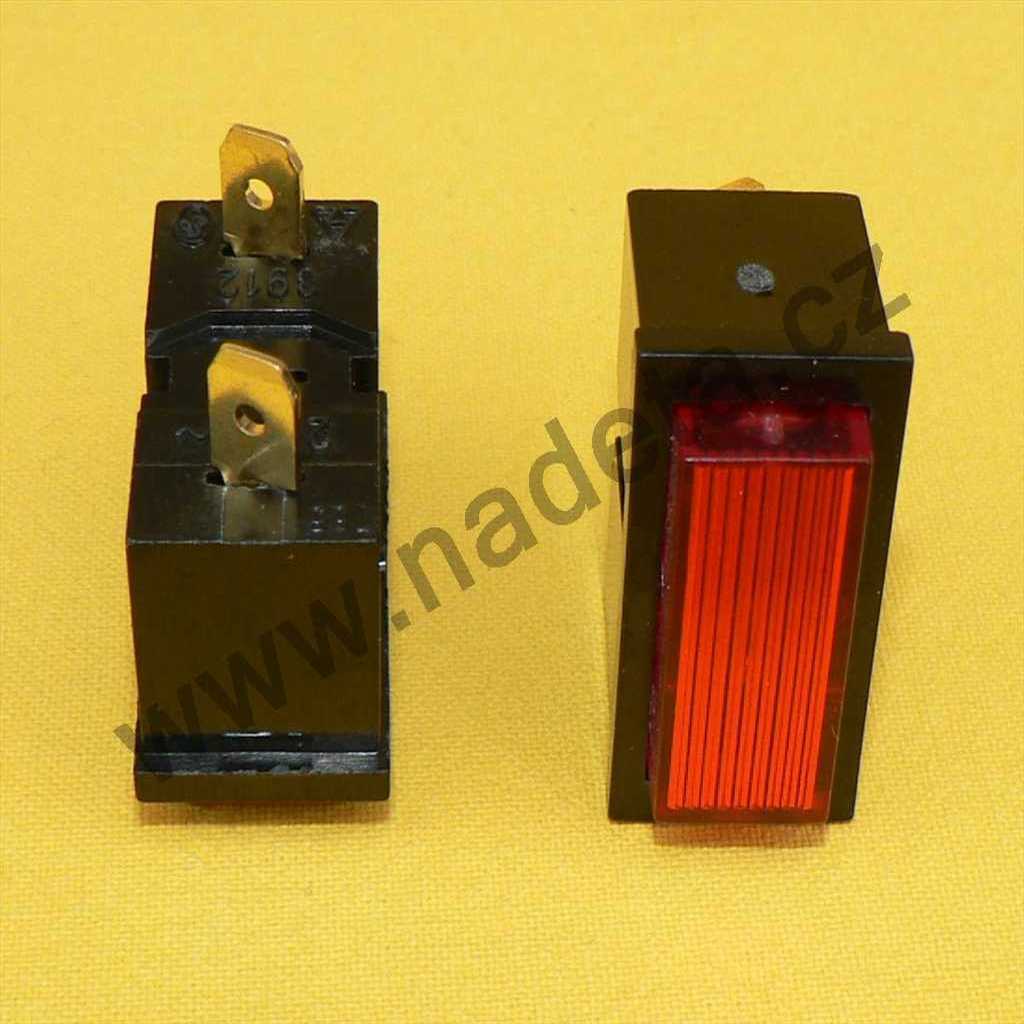 Signální světlo - červené, vestavné