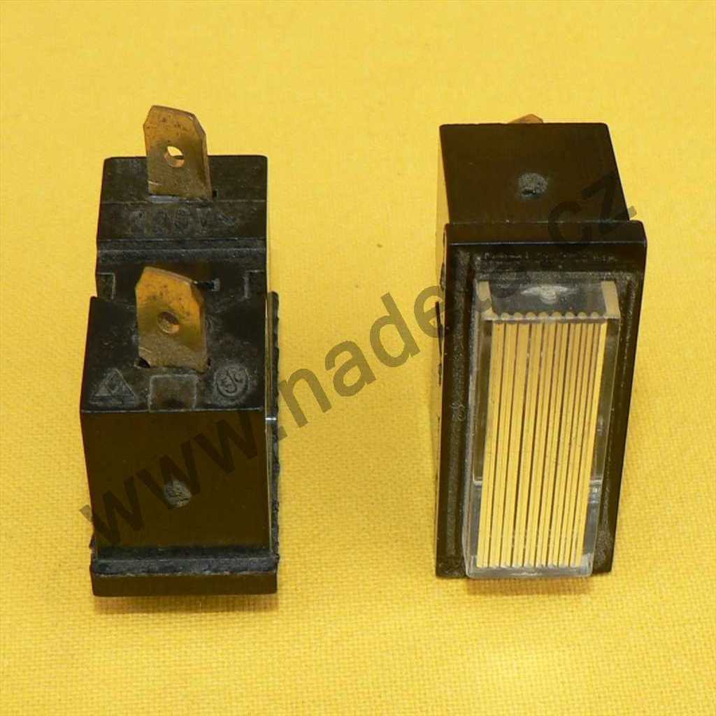 Signální světlo - čiré, vestavné 