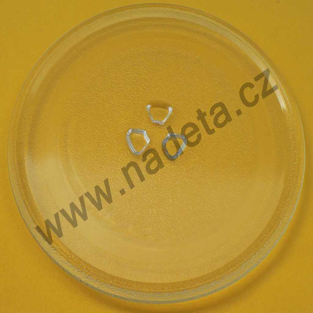 Skleněný talíř - trojhran, mikrovlnná trouba