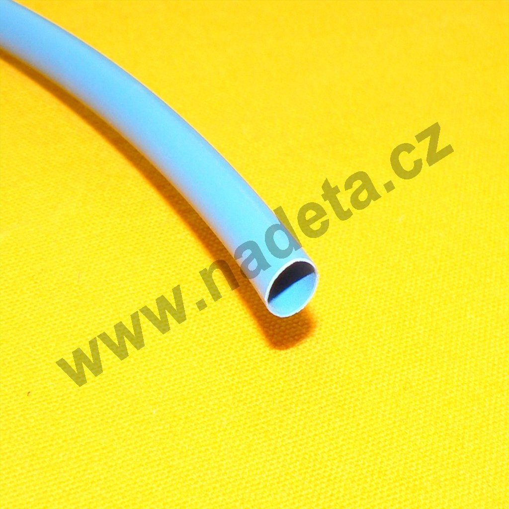 Smršťovací bužírka modrá 5/2,5 mm