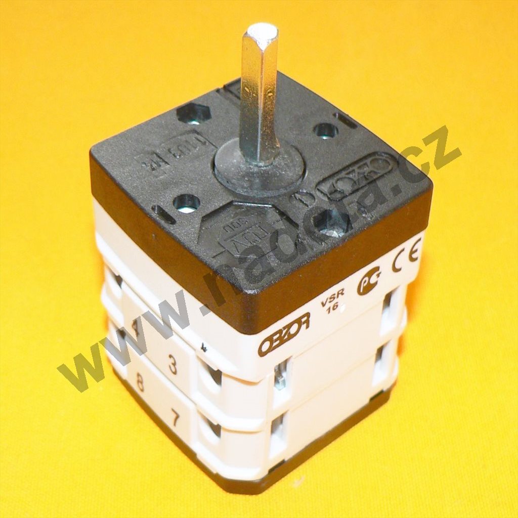 Spínač VS16 1103M4 krátká hřídel l=20mm