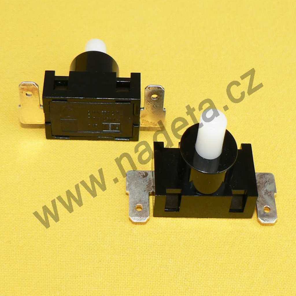 Spínač tlačítkový boční vývody 141687170 984251074, 1674, ( ETA 9842 52014 )
