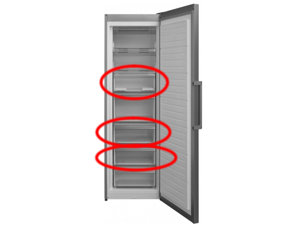 Šuplík mrazáku lednice, střední 42168570 VESTEL, originál