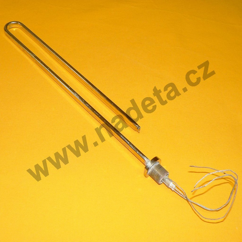 Těl.230 V 1200 W""U""šroub.maxim.l=385 zahnu