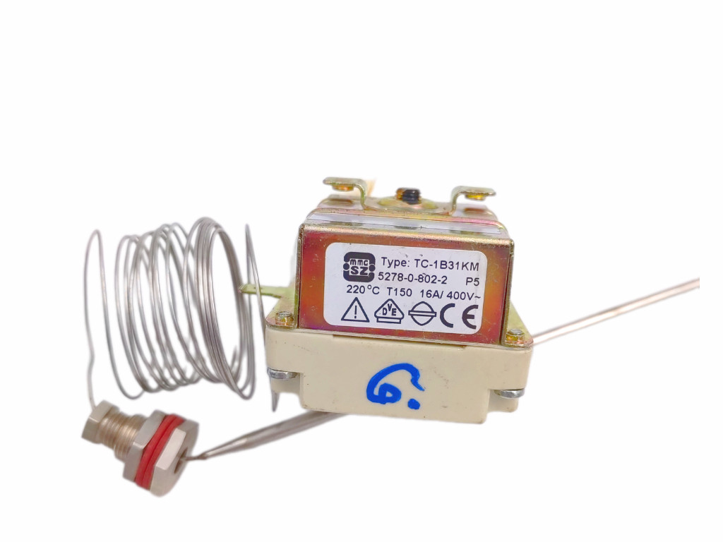 Tepelná pojistka akumulačních kamen TC-1B31KM 527808022 (5278-0-802-2) P5, 220°C