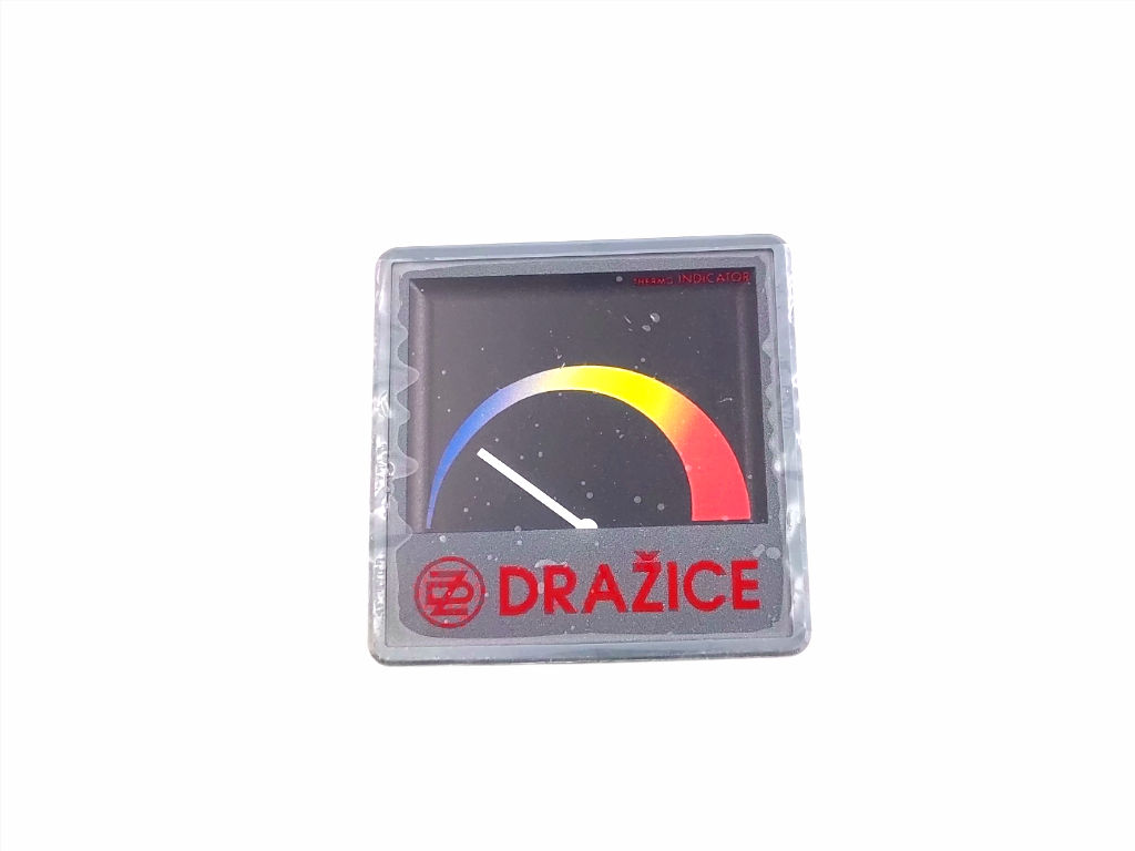 Teploměr svislý Dražice čtvercový