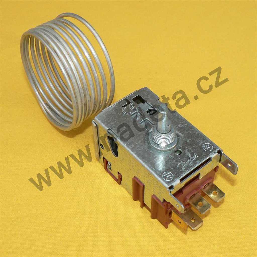 Termostat chladničky 077B6208 DANFOSS +3-27/ min+3-11 kapilára 1,2m
