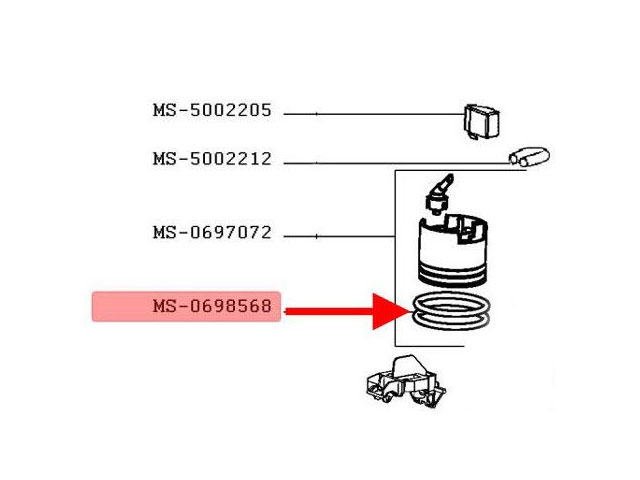 Těsnění - O-kroužek MS-0698568 GROUPE SEB