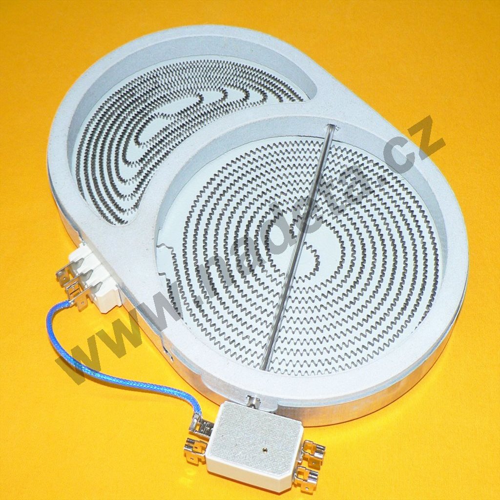 Topné hnízdo, plotna keramická DUO, sporák Gorenje 24V1-E34M 2400-1500W 230V