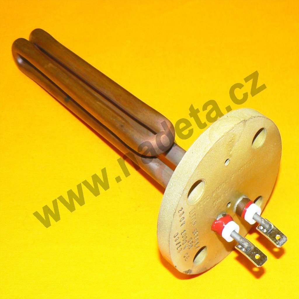 Topné těleso 1000 W / 230 V kávovar opravené l=170mm příruba d=74mm