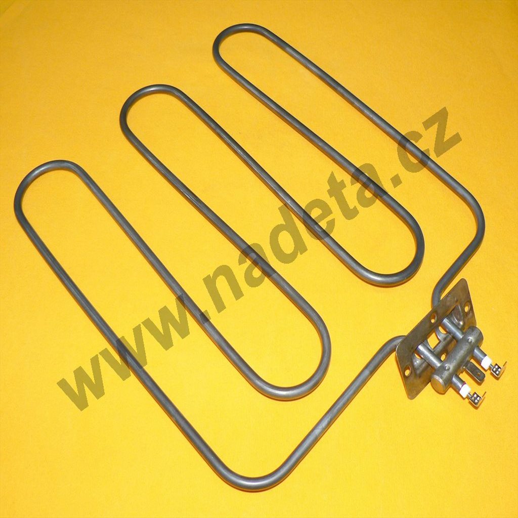 Topné těleso 1000 W 230 V l=310mm š=260mm otočná příruba, do konvektomatu, opravené