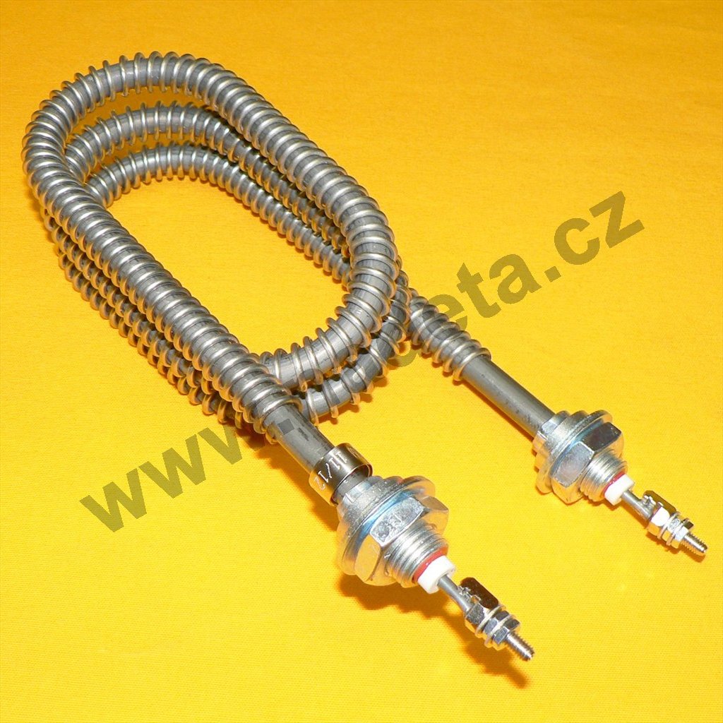 Topné těleso 1000 W ovinuté stočené 230 V š=85mm