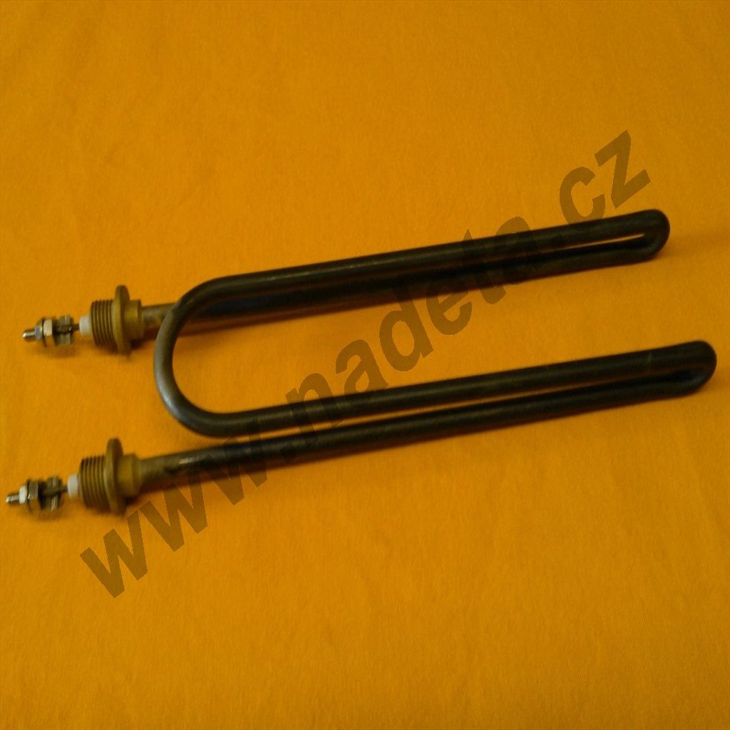 Topné těleso 1000W 230V "U" dvojité 2xM14 l=210mm
