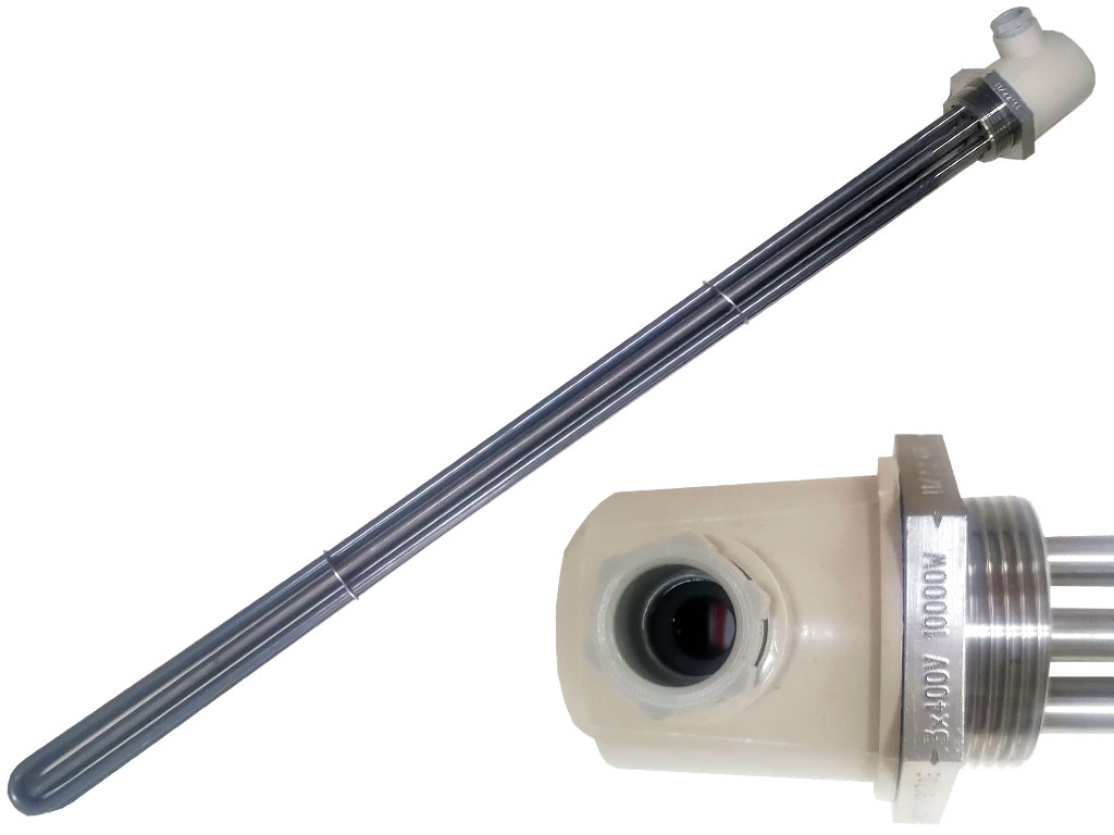 Topné těleso 10kW / 3x400V, výhřevné těleso myčky plastových beden