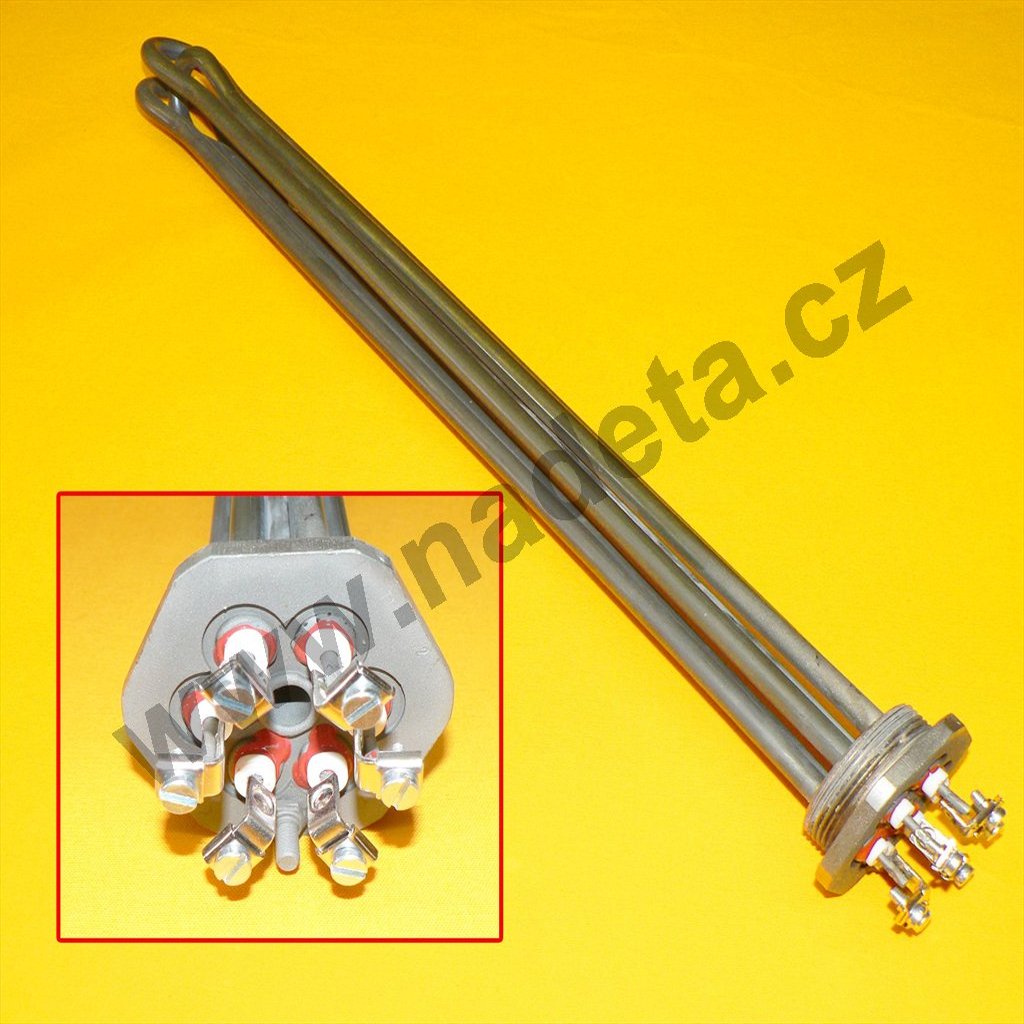 Topné těleso 12000 W 3x400 V INCOLOI M48 oprava