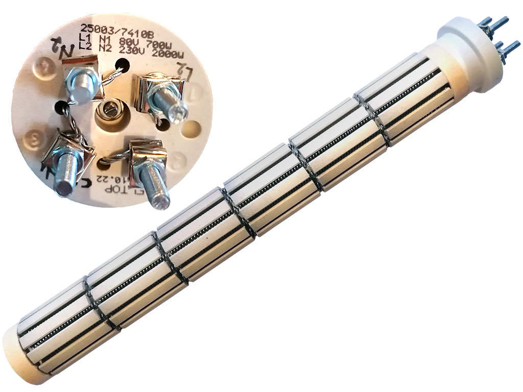 Topné těleso 12000W / 3x400V, oprava 