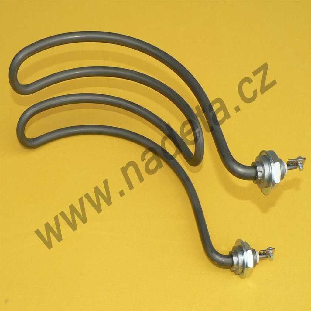 Topné těleso 1300 W 400 V "M" oblouk l=300 š=100 2xM14