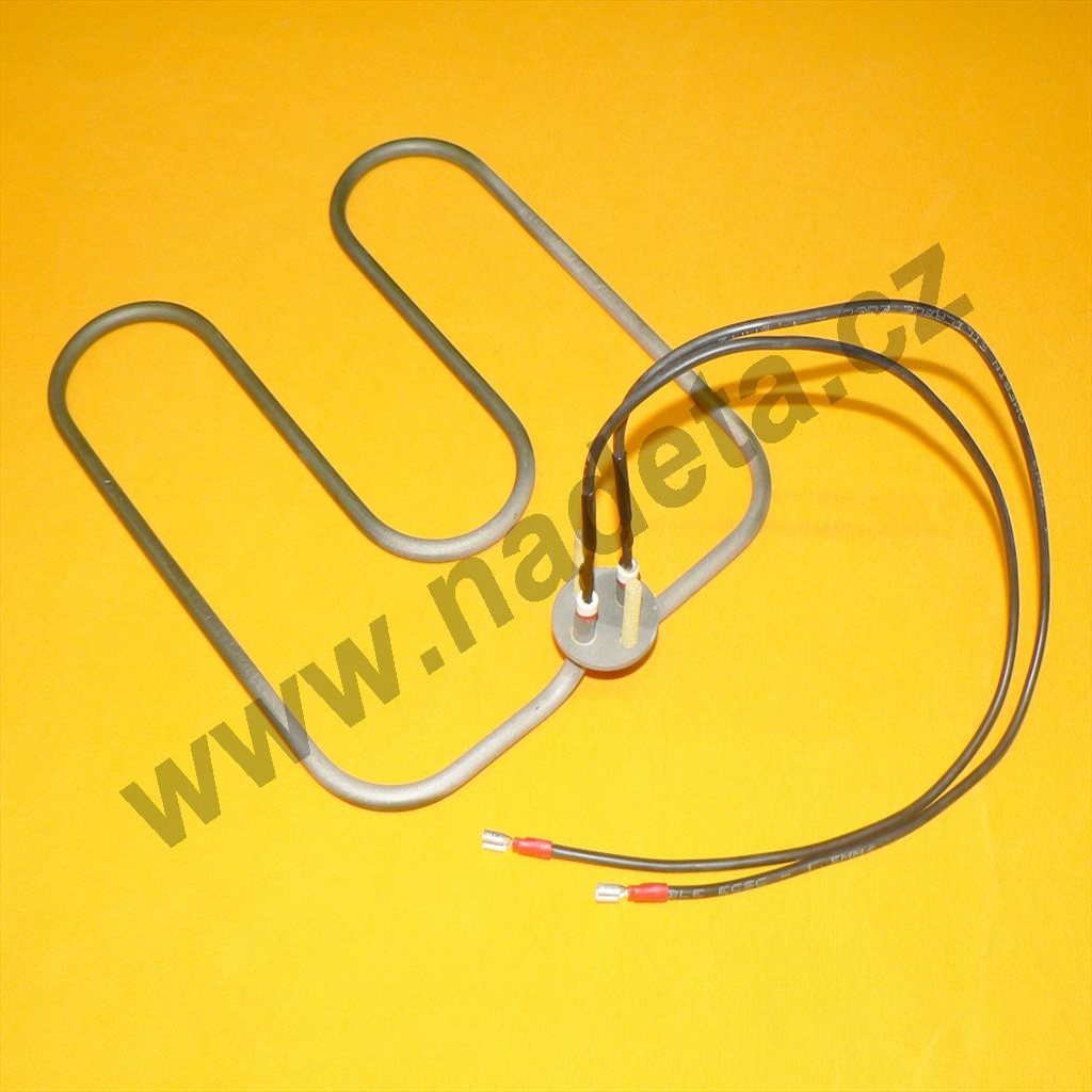 Topné těleso 1500 W 230 V "M" kulatá příruba l=220mm šířka=190mm