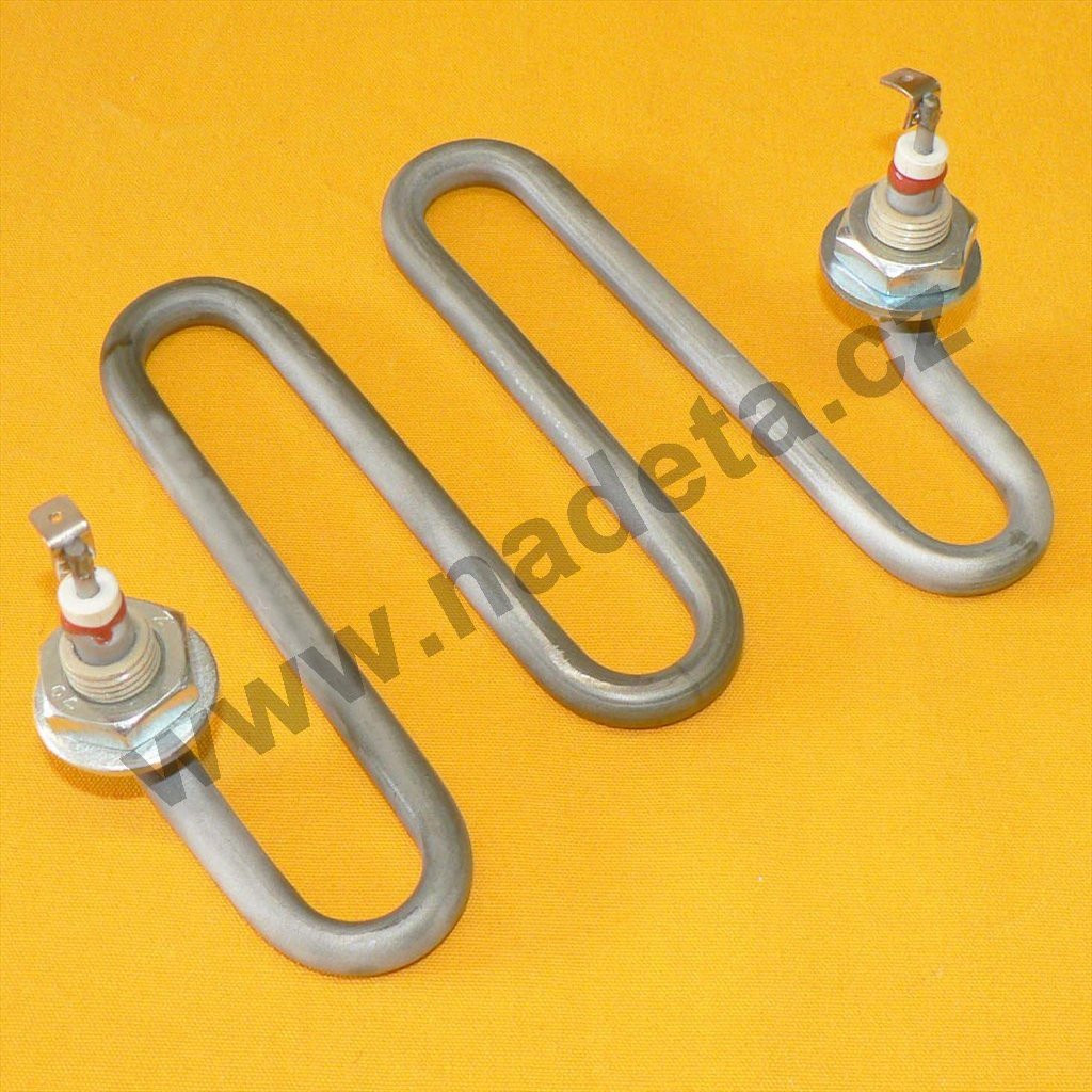 Topné těleso 1500 W 230 V "MM" l=135mm / š=160mm 2xM14