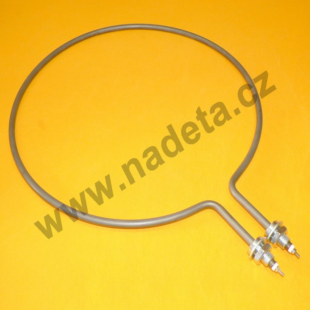 Topné těleso 1500 W 230 V d=340mm 2xM14 udírna