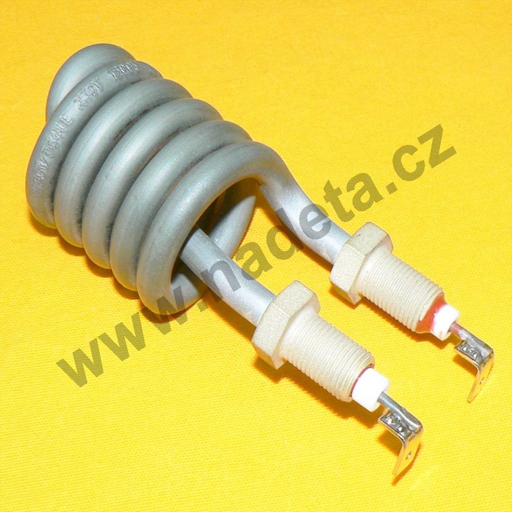 Topné těleso 1500 W 230 V l=75mm d=40mm, do kávovaru, stočené