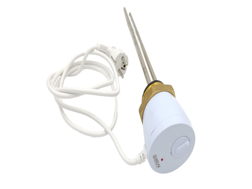 Topné těleso 1500 W 230 V s termostatem závit G 6/4"