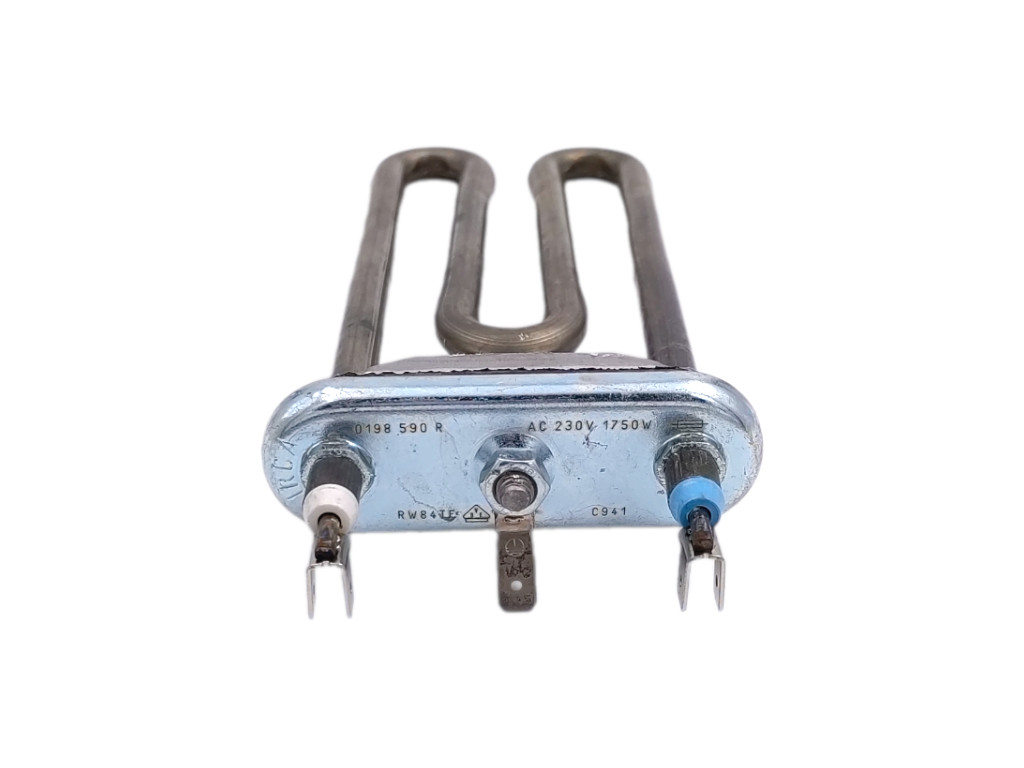 Topné těleso 1750 W pračkové + pojistka l=155mm, do pračky