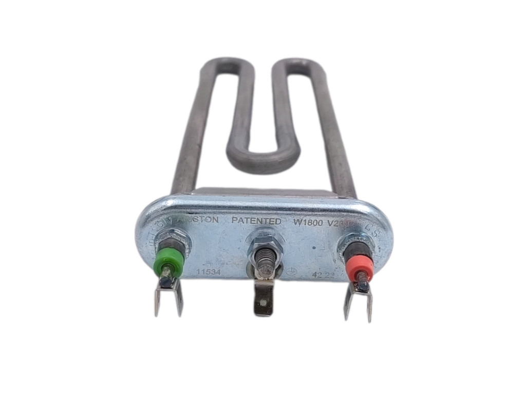 Topné těleso 1800 W pračkové + pojistka 190mm, do pračky