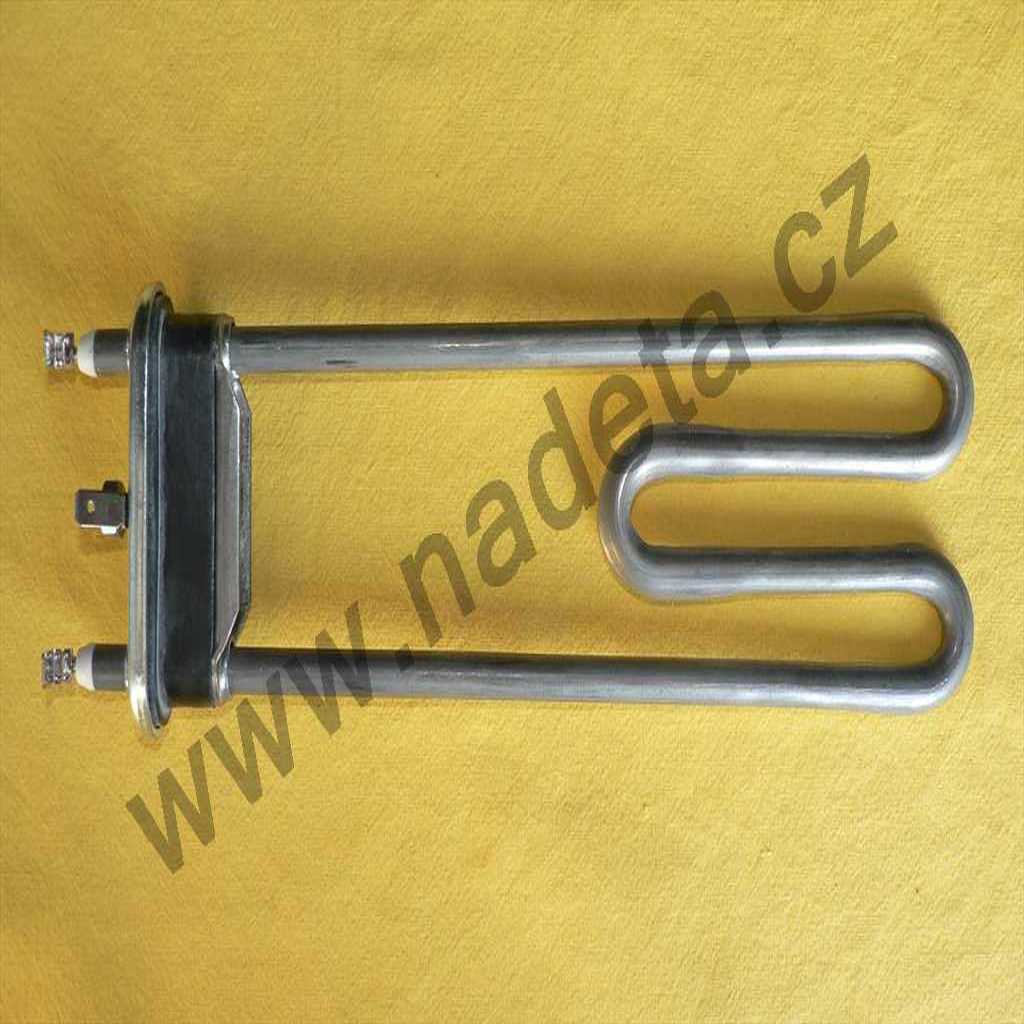 Topné těleso 1850W l=220mm M6 bez pojistky, do pračky