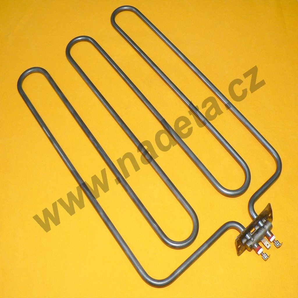 Topné těleso 2400 W 230 V l=430mm š=260mm otočná příruba, do konvektomatu, opravené