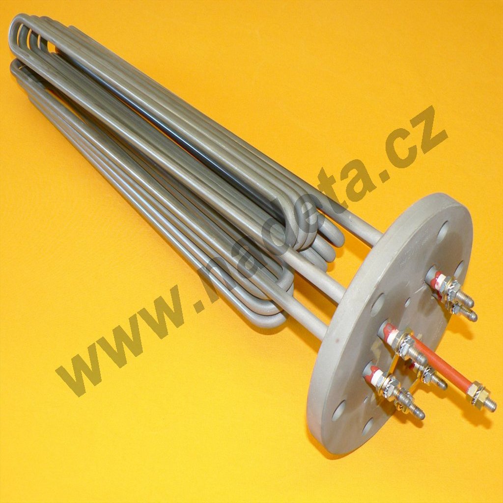 Topné těleso 25 KW 3x400 V opravené příruba d=150mm l=445mm