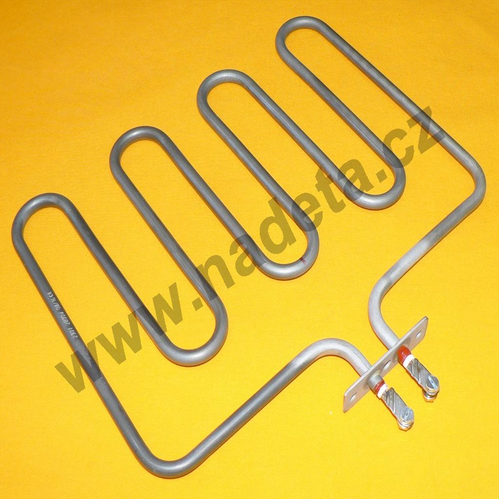 Topné těleso 2800 W 230 V "MM" s přírubou l=240mm š=290mm, gril, salamander