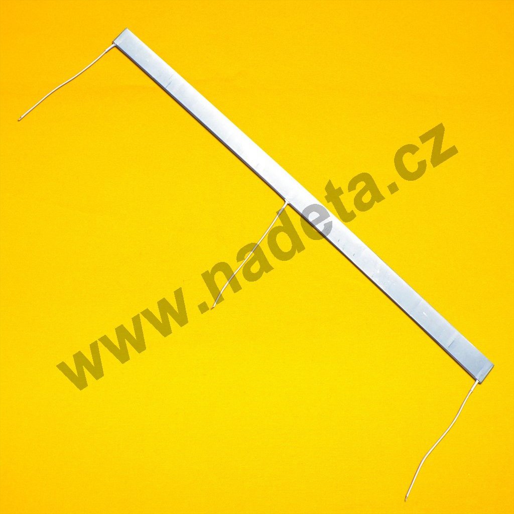 Topné těleso 2x750 W / 1500 W 230 V 35x795mm mandl